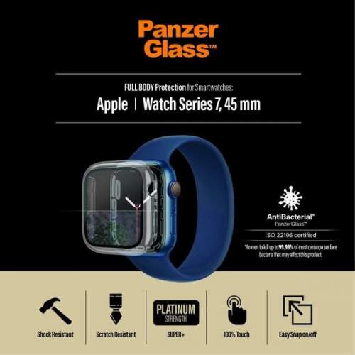 PanzerGlass Full Protection Apple Watch 7 45mm (čirý rámeček) (3659)