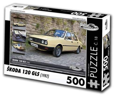 Retro auta ŠKODA 120 GLS 500 dílků