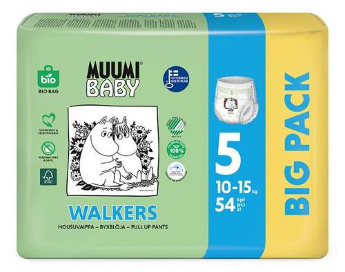 MUUMI Baby Walkers Big Pack vel. 5, 54 ks, 10-15 kg