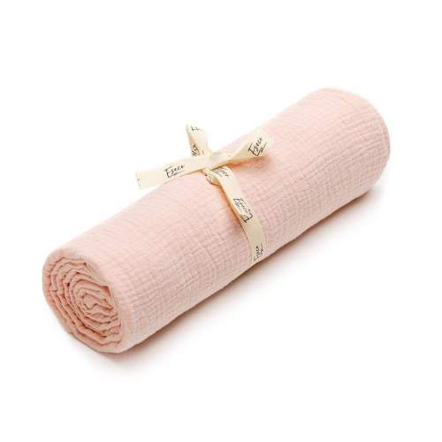 ESECO mušelínová osuška Pink 120 × 120 cm