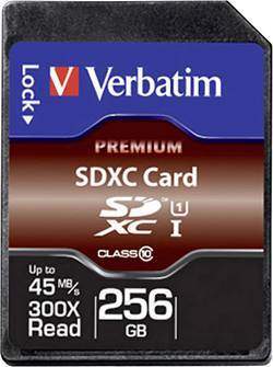 Verbatim SDXC 256GB Premium
