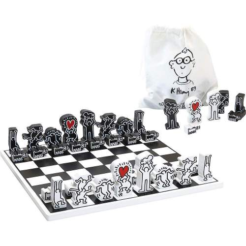 Vilac Moderní šachy Keith Haring