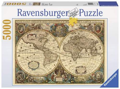 Ravensburger Historická mapa světa 5000 dílků