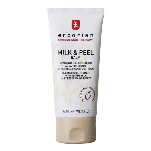 Erborian Milk & Peel Balm čistící mléko s peelingovým účinkem 75 ml