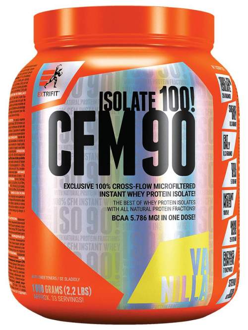 Extrifit CFM Instant Whey Isolate 90 1000 g vanilka