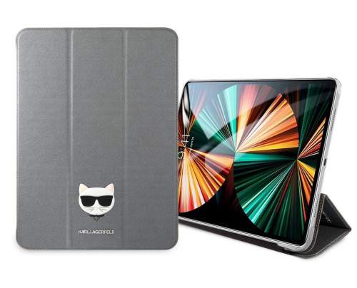 Karl Lagerfeld Choupette Head Saffiano pouzdro iPad Pro 12.9"
