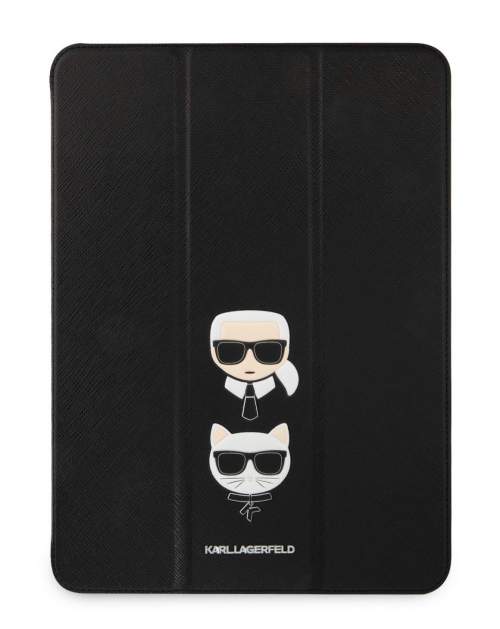 Karl Lagerfeld and Choupette Head Saffiano pouzdro iPad Pro 11"