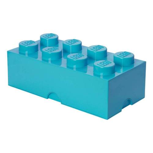LEGO úložný box 8 tyrkysová