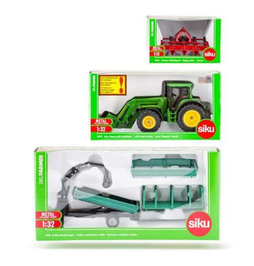 SIKU Farmer - set zemědělské stroje C, 1:32