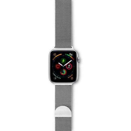 EPICO Milanese řemínek Milánský tah Apple Watch 38/40mm stříbrný