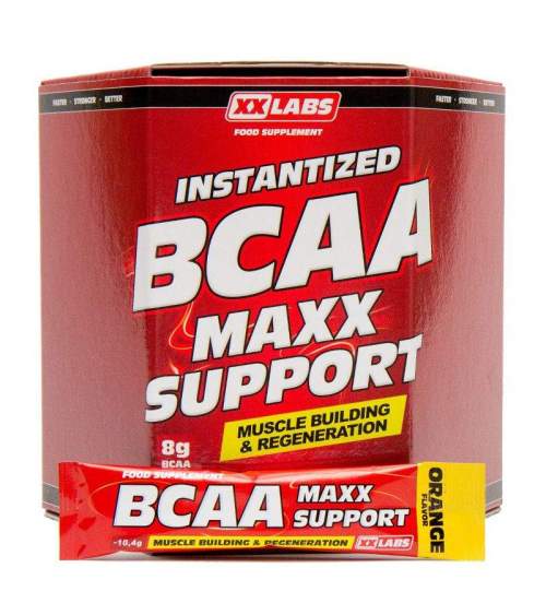 XXLABS BCAA Maxx Support 620 g pomeranč