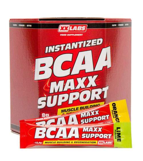 XXLABS BCAA Maxx Support 620 g pomeranč - limetka