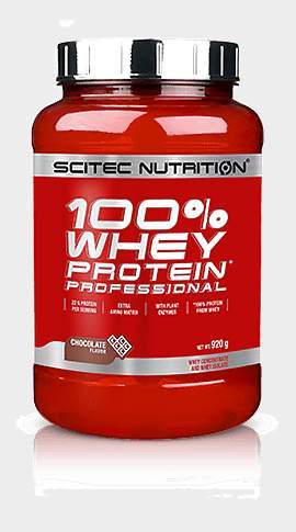 Scitec Nutrition 100% Whey Protein Professional 920 g strawberry