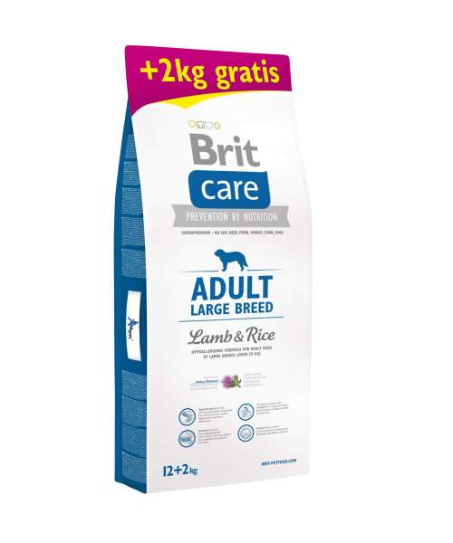 Brit Care Adult Large Breed Lamb & Rice 12+2kg