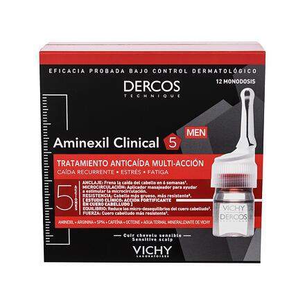 Vichy Dercos Aminexil Clinical 5 komplexní péče proti vypadávání vlasů 12x6 ml pro muže