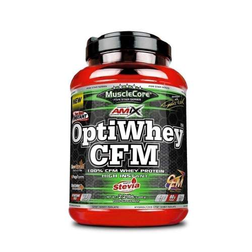 AMIX OptiWhey CFM Instant Protein, 1000g, Double White Chocolate