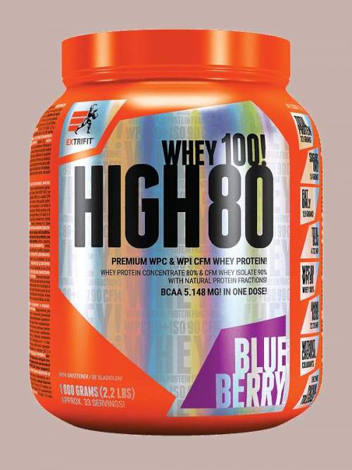 Extrifit High Whey 80 1000 g blueberry