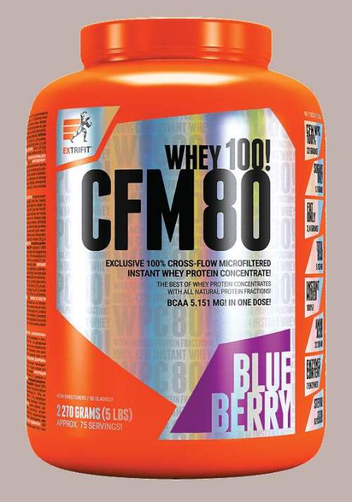 Extrifit CFM Instant Whey 80 2270 g blueberry