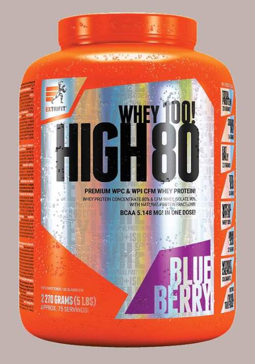 Extrifit High Whey 80 2270 g blueberry