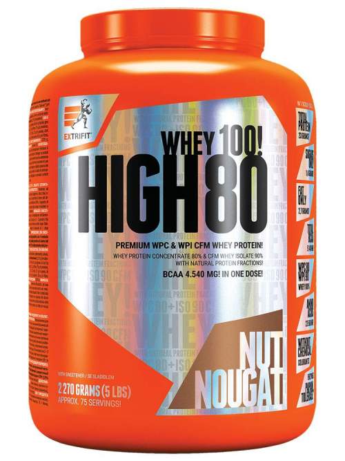 Extrifit High Whey 80 2270 g nut nougat