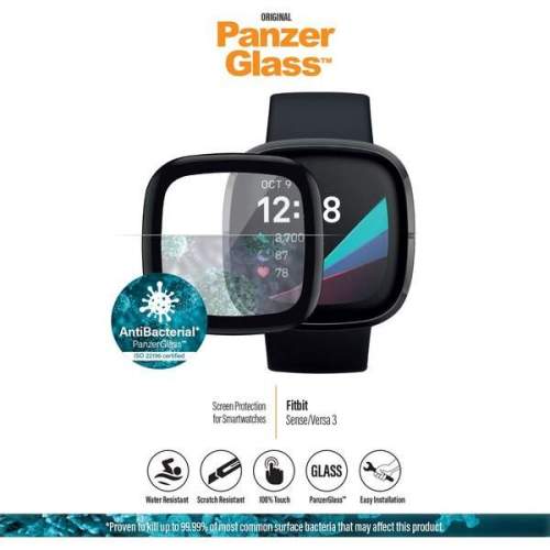PanzerGlass SmartWatch Antibacterial pro Fitbit Sense/Versa 3 (3639)