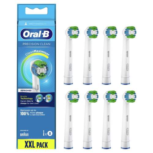 Oral B Náhradní kartáčkové hlavice s technologií CleanMaximiser Precision Clean 8 ks