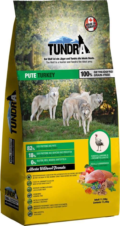 Tundra Dog Turkey Alberta Wildwood Formula 11,34kg