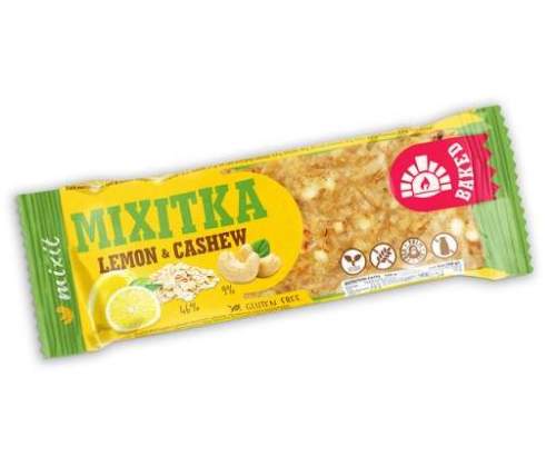 Mixit Mixitka bez lepku pečená - Citrón + kešu 60 g 20 ks
