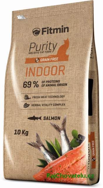 Fitmin cat Purity Indoor - 10 kg