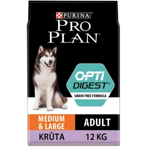 Purina Pro Plan medium & large adult OptiDigest Grain Free krůta 12 kg