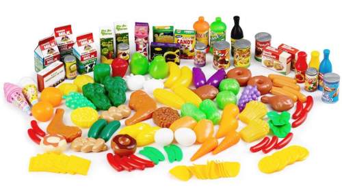 ECOTOYS Plastová zelenina, ovoce a potraviny