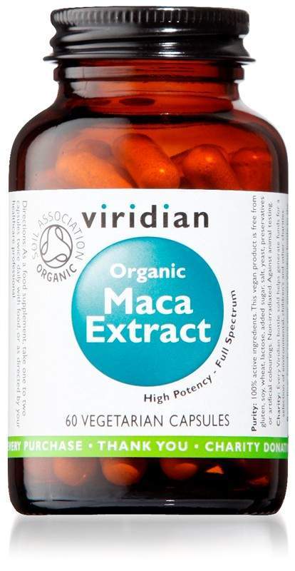 Viridian Maca Extract Organic - BIO 60 kapslí