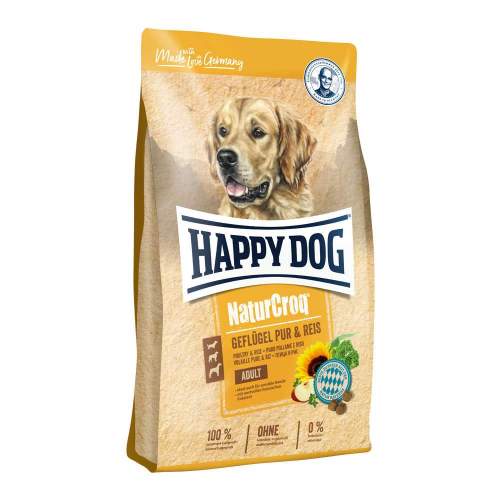 HAPPY DOG NaturCroq Geflügel Pur & Reis 15kg