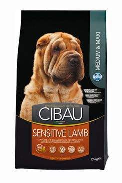 CIBAU Dog Adult Sensitive Lamb & Rice Medium 2,5KG