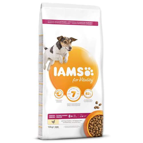 IAMS Dog Senior Small & Medium Chicken 12kg