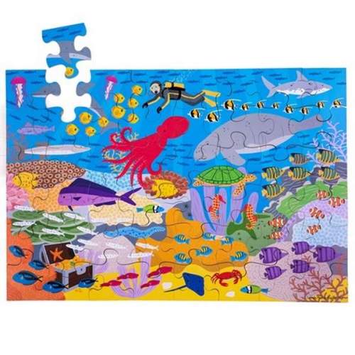 Bigjigs Toys puzzle Podmořský svět 48 dílků