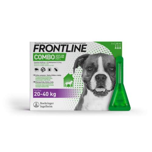 Frontline Combo spot-on dog L 3 x 2,68 ml