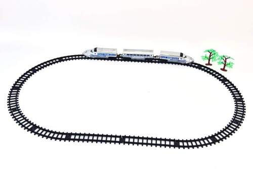 Mac Toys Vlaková dráha, stříbrná, 111cm