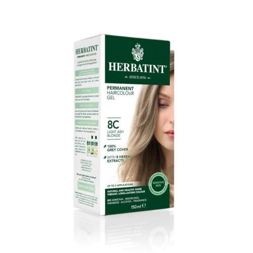 Herbatint Permanentní barva na vlasy světle popelavá blond 8C, 150ml