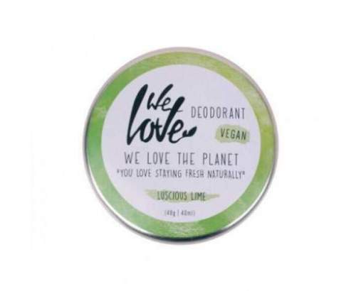 We Love the Planet Přírodní krémový deodorant "Lucious Lime" 48 g