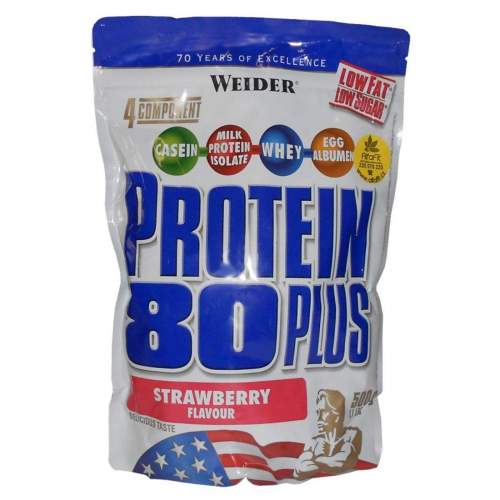 Weider Protein 80 Plus 500 g strawberry
