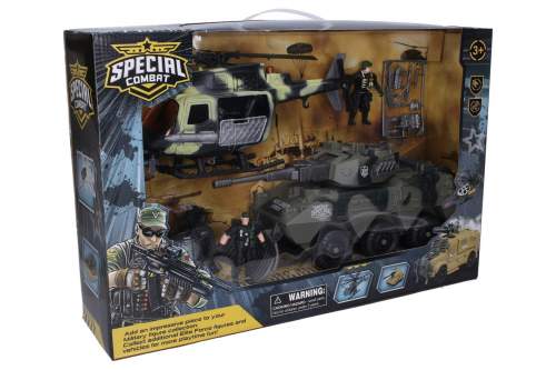 Wiky Vojenský set s figurkami tank