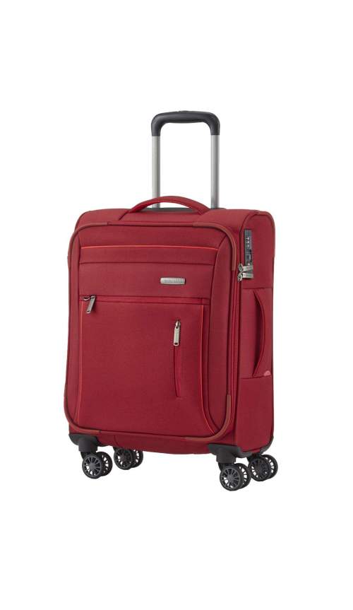 Travelite Capri 4w S palubní cestovní kufr TSA 55 cm 38 l Red