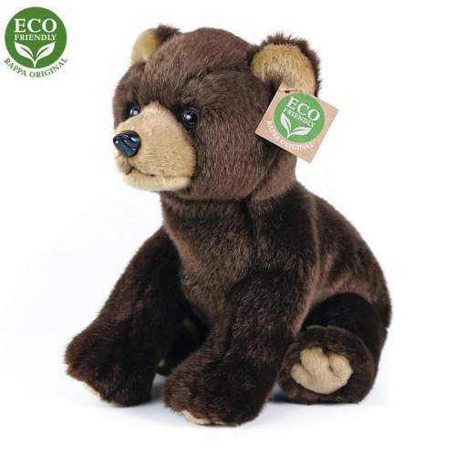 Rappa Plyšový medvěd sedící 25 cm