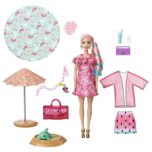 Barbie COLOR REVEAL PANENKA PĚNA PLNÁ ZÁBAVY