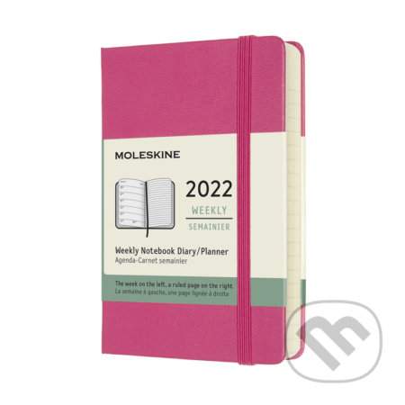 Moleskine – 12-mesačný plánovací ružový diár 2022 - Moleskine