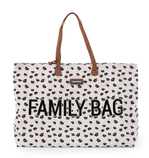 Childhome Cestovní taška Family Bag Barva: Canvas Leopard