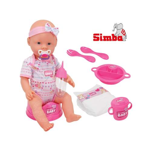 SIMBA New Born Baby - Dětská panenka 43cm
