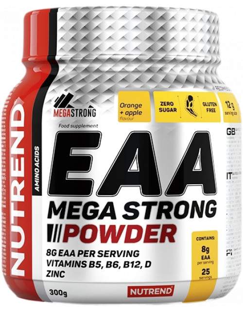 Nutrend EAA Mega Strong Powder 300 g, citrónový ledový čaj