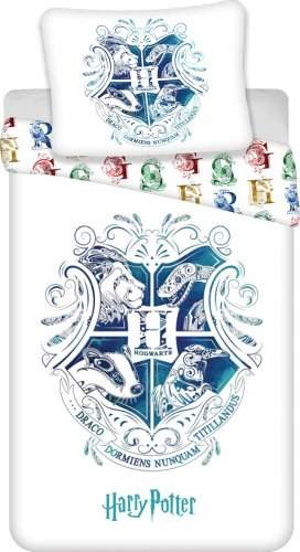 JERRY FABRICS Povlečení Harry Potter 078 Bavlna, 140/200, 70/90 cm bílé